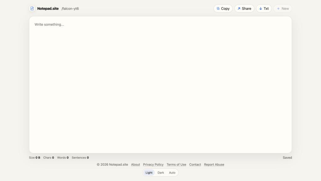 Notepad.site